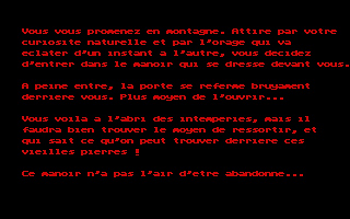 Manoir atari screenshot